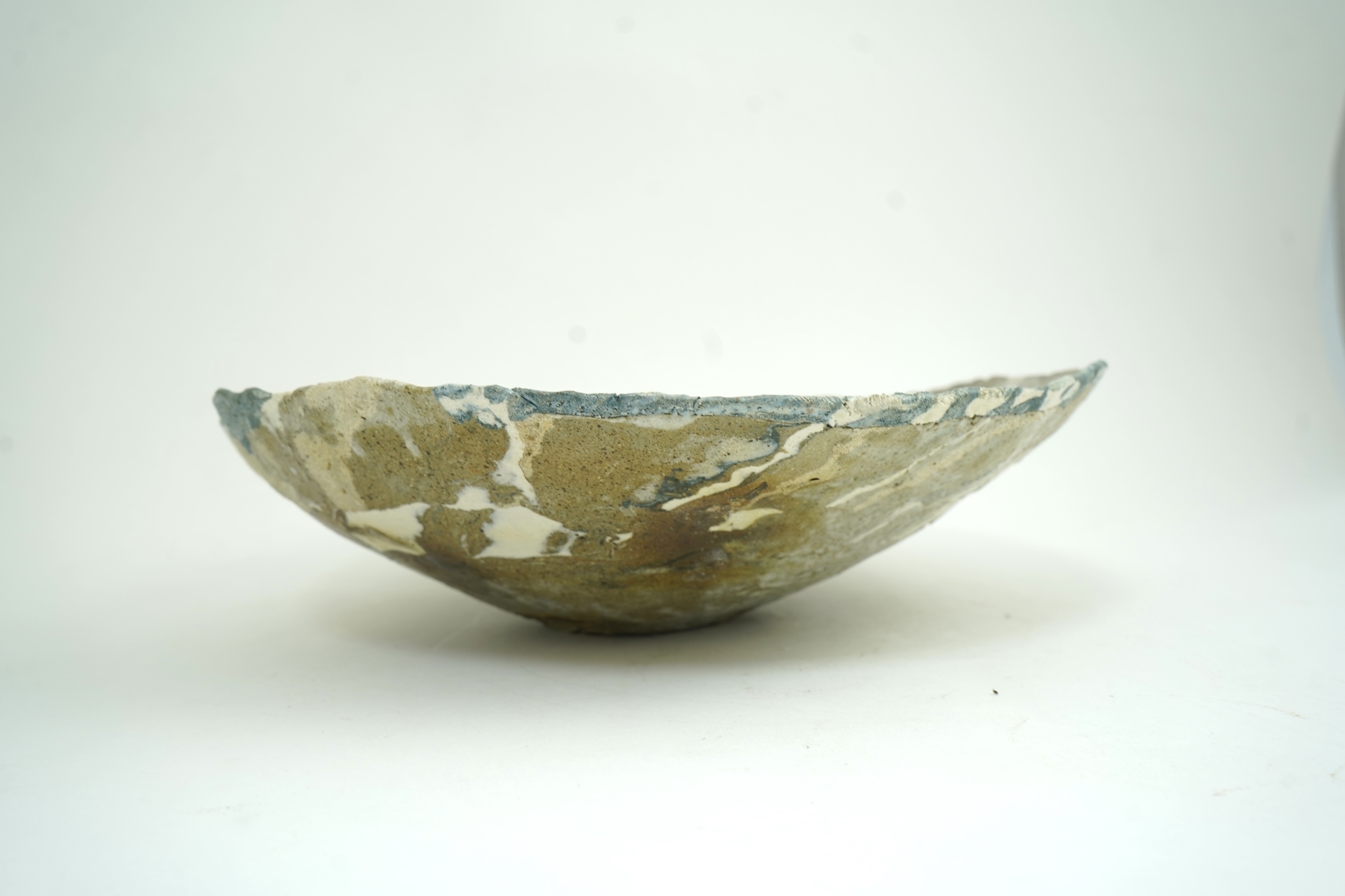 Ewen Henderson (1934-2000): A large mixed laminated clay bowl